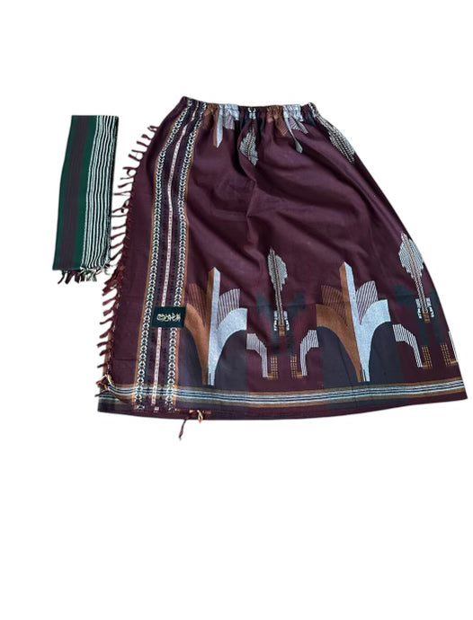 Unbothered Izar & Keffiyah ( Yemeni) Size XL