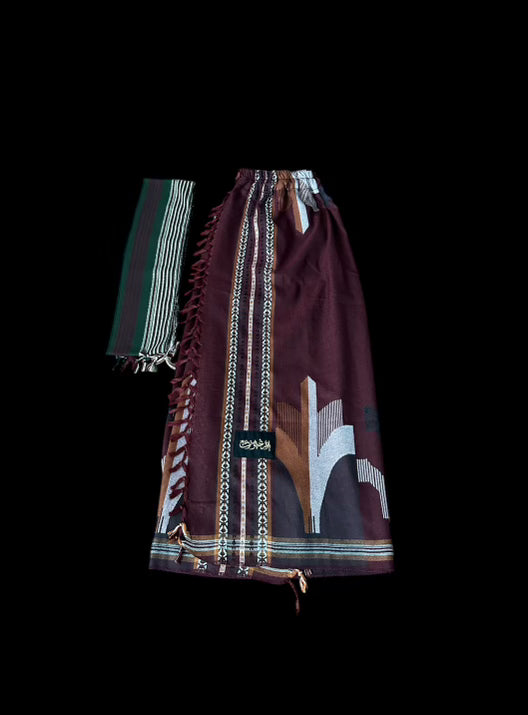 Unbothered Izar & Keffiyah ( Yemeni) Size XL