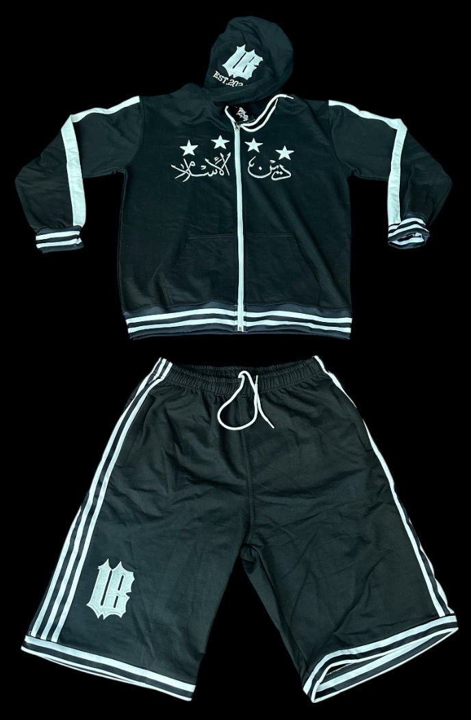 UnBothered Hoodie/ Short Set