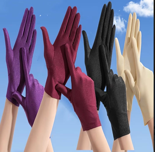 suede gloves