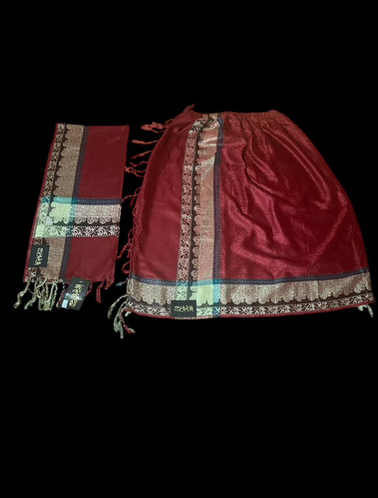 Unbothered Izar & Kefiyyah ( Pakistani) Size XL
