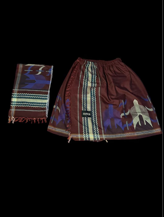 UnBothered The Brand Yemeni Izar & Kefiyyah. Size 32-34