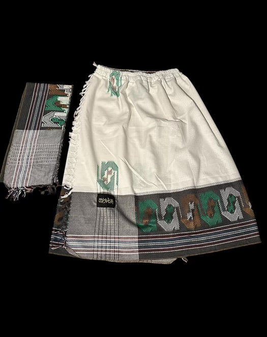 UnBothered Yemeni Izar & Kefiyyah Size L