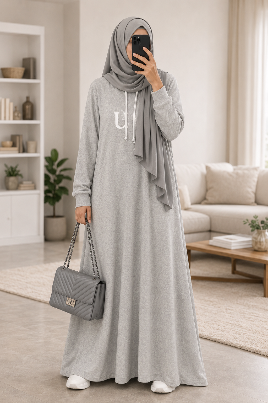 The Unbothered Hoodie Abaya