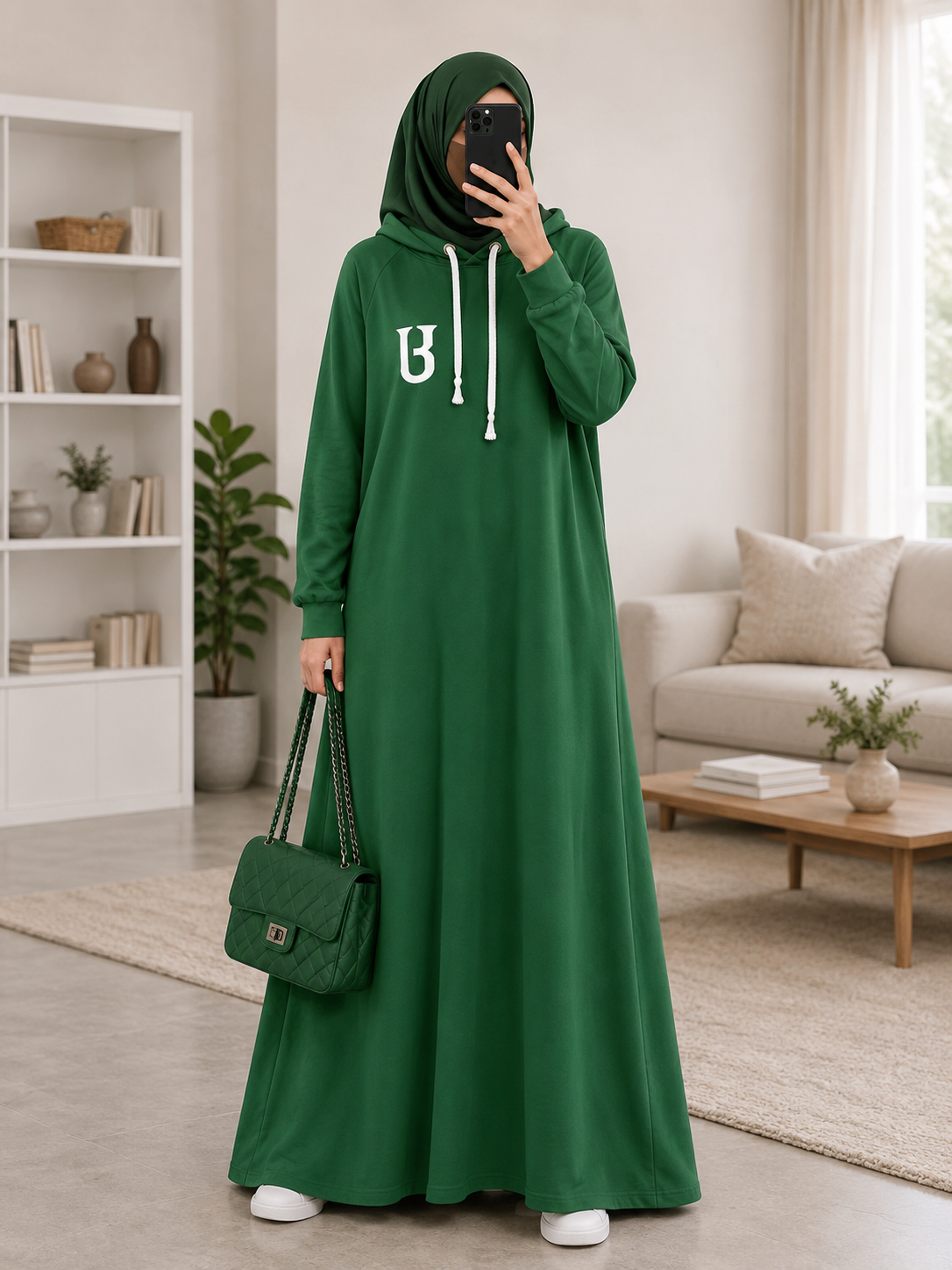 The Unbothered Hoodie Abaya