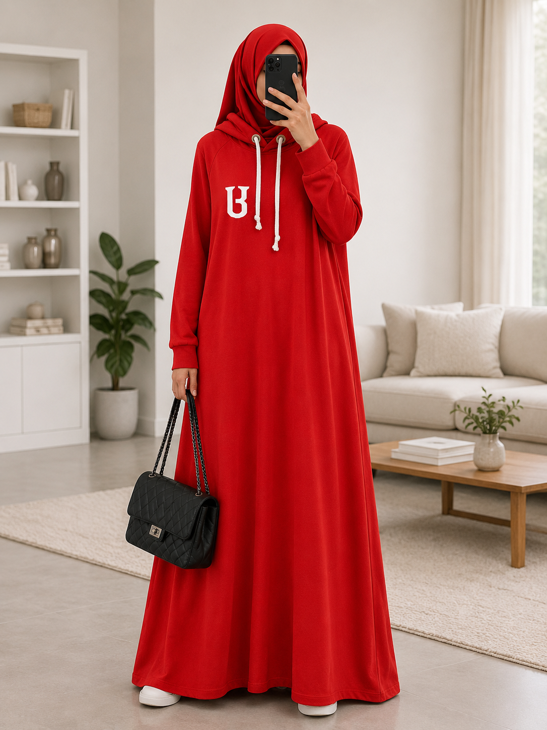 The Unbothered Hoodie Abaya